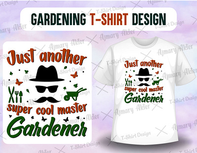 Gardening T-shirt Design garden tshirt designs