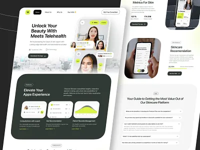 Expert Virtual Skincare Consultation expert skincare skincare ui virtual consultation virtual experience