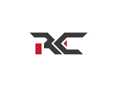 RC Letter Mark Logo 3d abstract animation branding flat graphic design icon letter logo logo design logos mark minimal motion graphics text ui