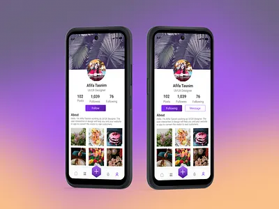 #DailyUI 6 abode photo adobe illustrator app design figma freepik illustration mobile profile typography ui ux