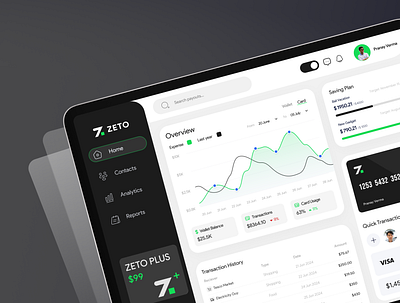 Finance Management Application dashboard finance finance app finance design fintech ui ux