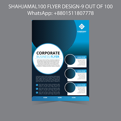 Shahjamal100 Corporate Business Flyer Template-9 out of 100 business flyer corporate flyer event flyer fitness flyer flyer flyer template flyer vector leaflet flyer school flyer