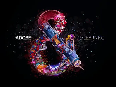 Adobe & E-learning - Illustration graphic design