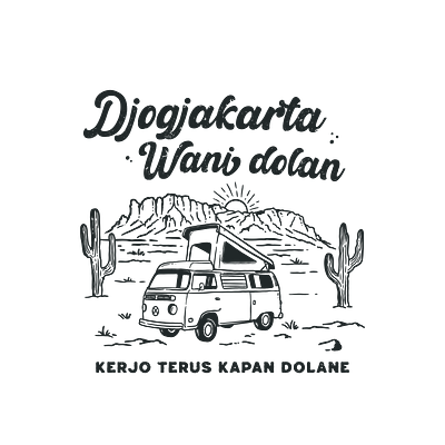 Travel T-shirt Design black and white hand drawn illustration minimalist t shirt design travel destination vintage western