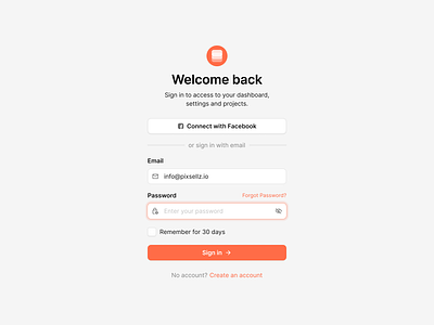 Sign in / Login button figma form input login sign in text field ui ui kit uikit ux wireframe
