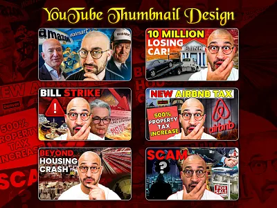 YouTube Thumbnail Design ads banner banner design design facebook graphic design instagram post thumbnail thumbnail design youtube youtube banner youtube thumbnail
