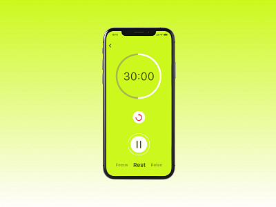 Timer app concept figma timer ui ux