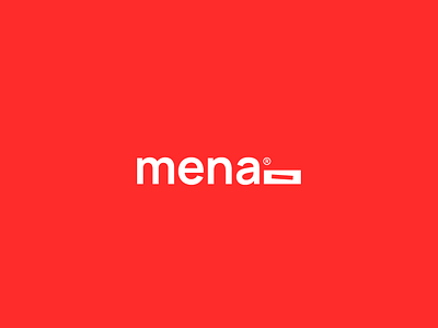 Mena Inc. Identity adobe illustrator adobe photoshop adversting brand identity clear data data center graphic design logo marketing mena minimalistic logo mockups red social media vector visual identity