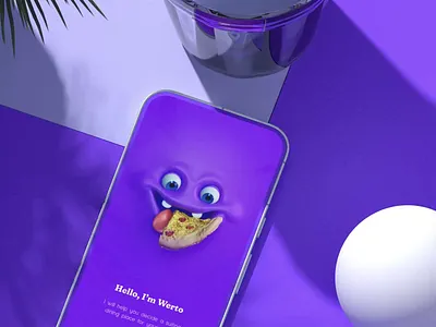 Werto - Mobile UI 3D Motion 3d animation branding graphic design ios logo mobile mobile interface motion graphics ui uiux
