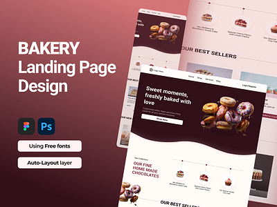 Bakery website design bakerydesign bakerywebdesign branding dribbbledesign graphic design landingpage uiux uxdesign webdesign websitedesign