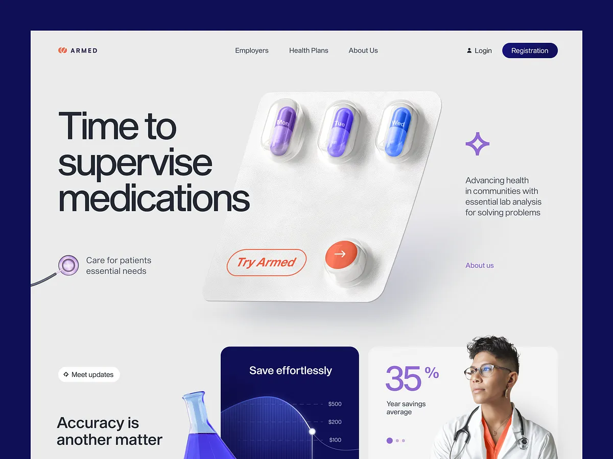 Landing Page UI designs, themes, templates and downloadable graphic ...