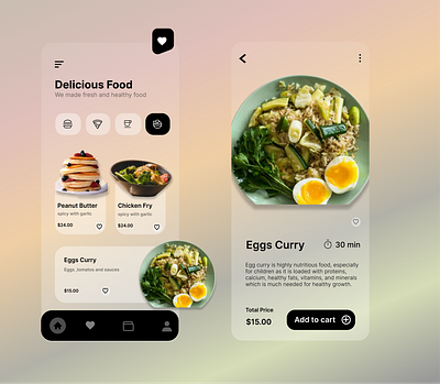 Restaurant App Interface iuiuxcreativity ui uiux uiuxdesigns