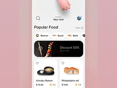Food App design app application apps design food food app mobile apps ui ux