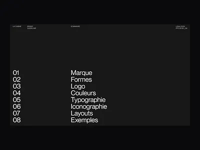 LA CABINE - Brand Guidelines art direction bold brand guidelines brand identity branding charte graphique colorful graphic design guidelines typography visual identity