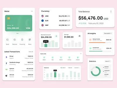 FinArti.AI - personal finance management platform ai app finance logo management research uiux web