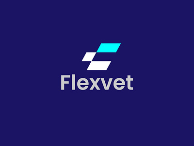 Flexvet Logo Design, Modern F- letter Logo Concept branding identity creative logo f letter concept f letter logo logo logo brand logo design logo modern technology trendy logo visual logo