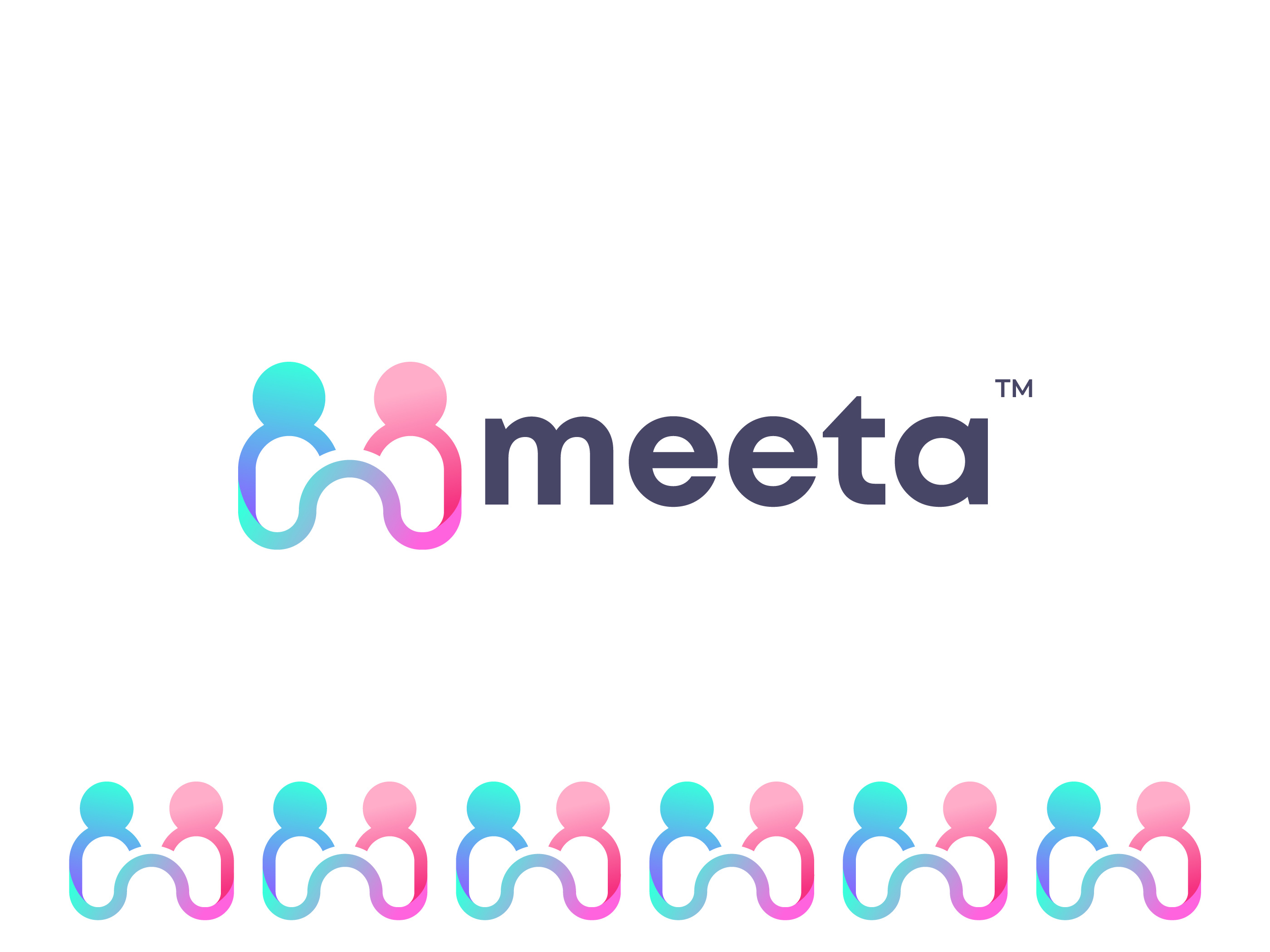 M+meet : Modern M letter design for meeta logo for sale branding chat collaboration colorful community connectivity logomark logotype m letter logo meet modern monogram networking people startup symbol talk technology typography unused logo