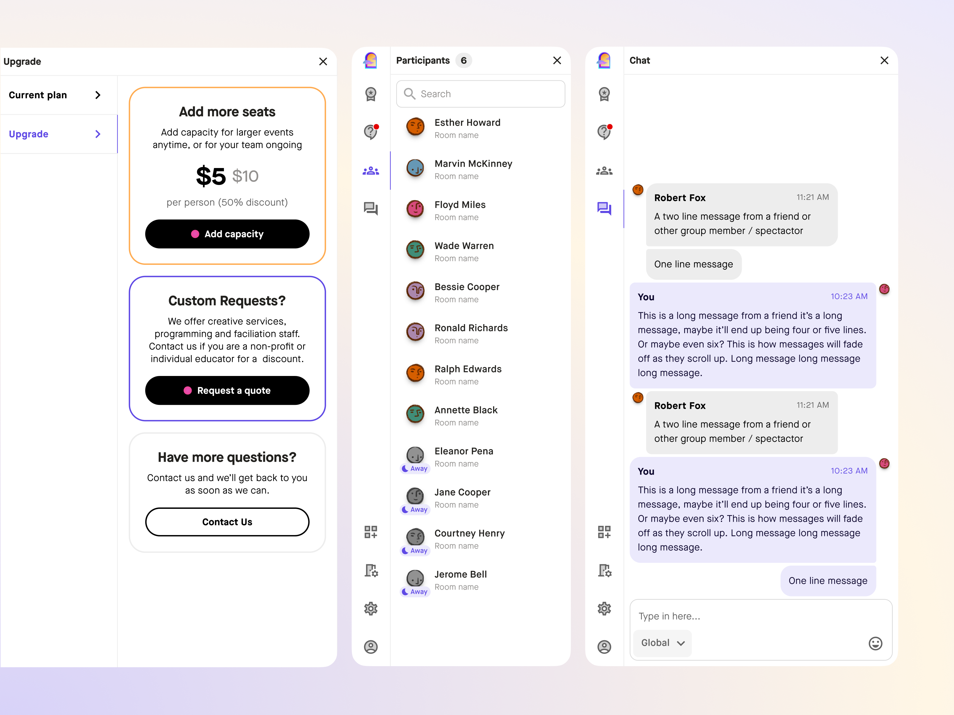 Example of Web App Design