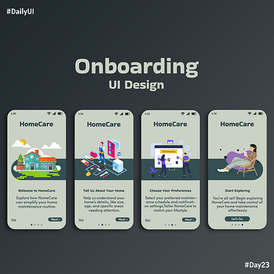 Onboarding UI Design app design graphic design onboarding photoshop ui webdesign