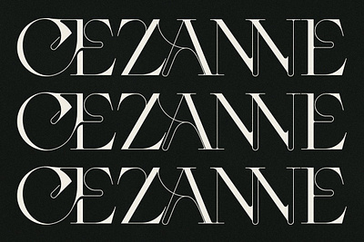 CEZANNE - Modern Ligature Serif Font alternate alternates display font font typeface ligature ligature font ligatures serif serif bold serif display serif family serif font serif ligatures serif typeface