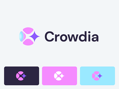 Crowdfunding platform concept. Crowdia branding community crowdfunding customization dashboard decentralized ecosystem elements interface investment logo platform ui ux