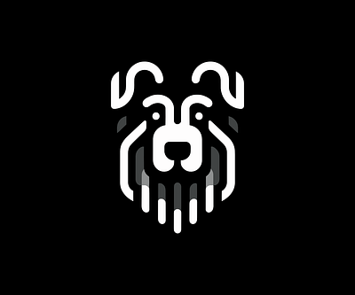 Abstract Dog Logo abstract branding design dog dogs graphic design icon illustration logo typography ui ux vector