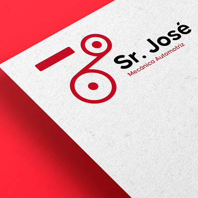 Logo Sr. José Mecánica Automotriz branding design graphic design logo vector
