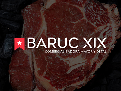 Logo Baruc XIX Comercializadora Mayor y Detal branding graphic design illustration logo vector