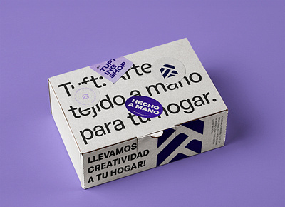 ✱ Tuft 🧵🏠 box branding design logo packaging tufted