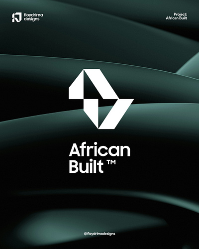Construction company branding africa african brand identity branding clean construction geometric logo logo design
