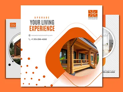 Renovation Experience Post banner branding design google ads graphic design illustration illustrator photoshop social media banner social media post typography ui ux vector