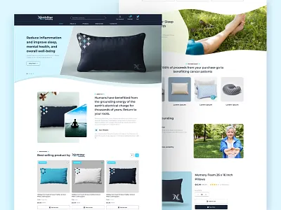 eCommerce site design figma landingpage ui web design