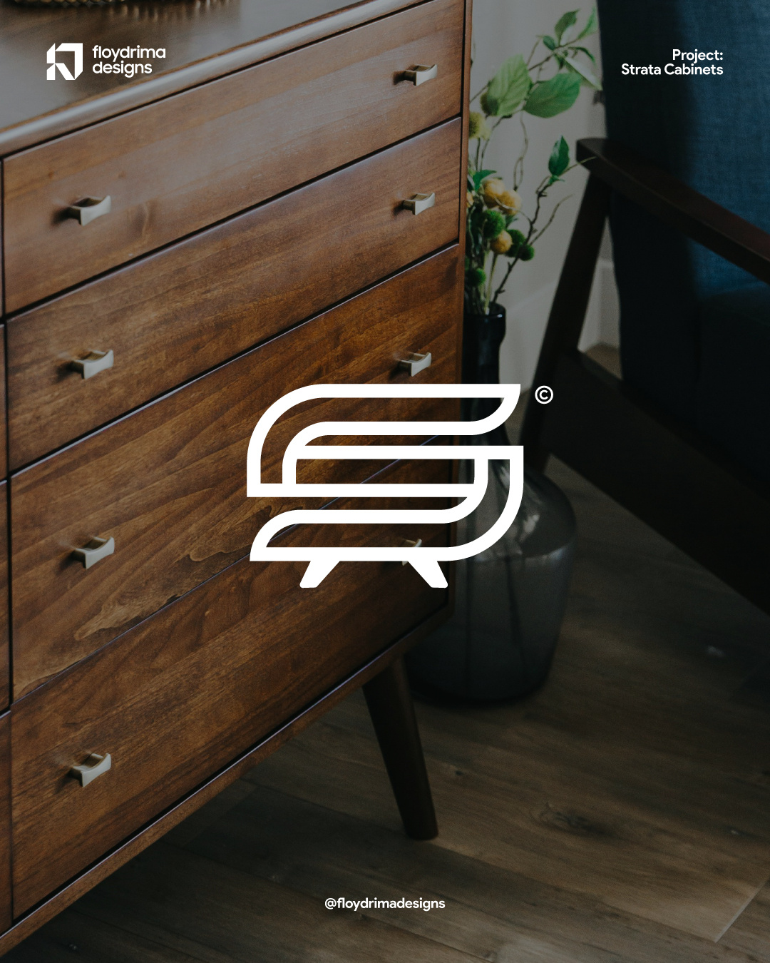 STRATA Branding best brand branding cabinets construction decor esthetics identity illustrations interior logo luxury orange saas website