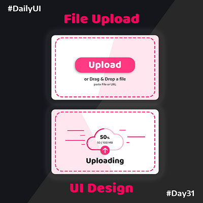 File Upload UI Design design download file upload graphic design photoshop ui webdesign