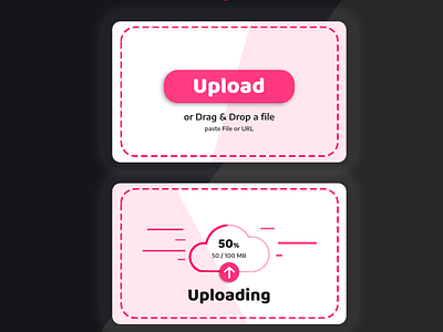 File Upload UI Design design download file upload graphic design photoshop ui webdesign