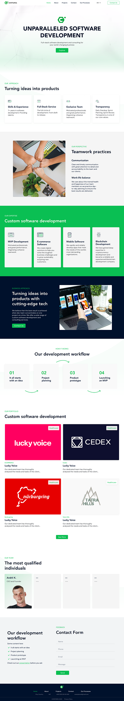 Software Development App Launching Soon app design development figma landing page reactjs software uiux