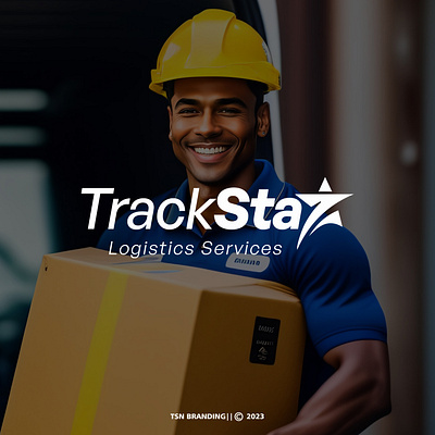 TrackStar Logo art branding delivery design graphic design illustration logo vector