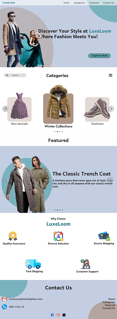 Fashion Website UI design clothes design fashion website graphic design photoshop ui webdesign webpage