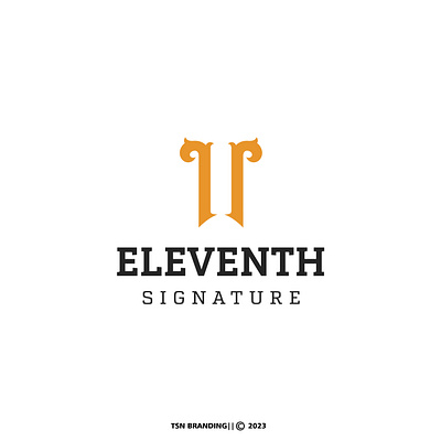 Eleventh Signature Logo art branding cobbler design graphic design logo shoe shoemaker