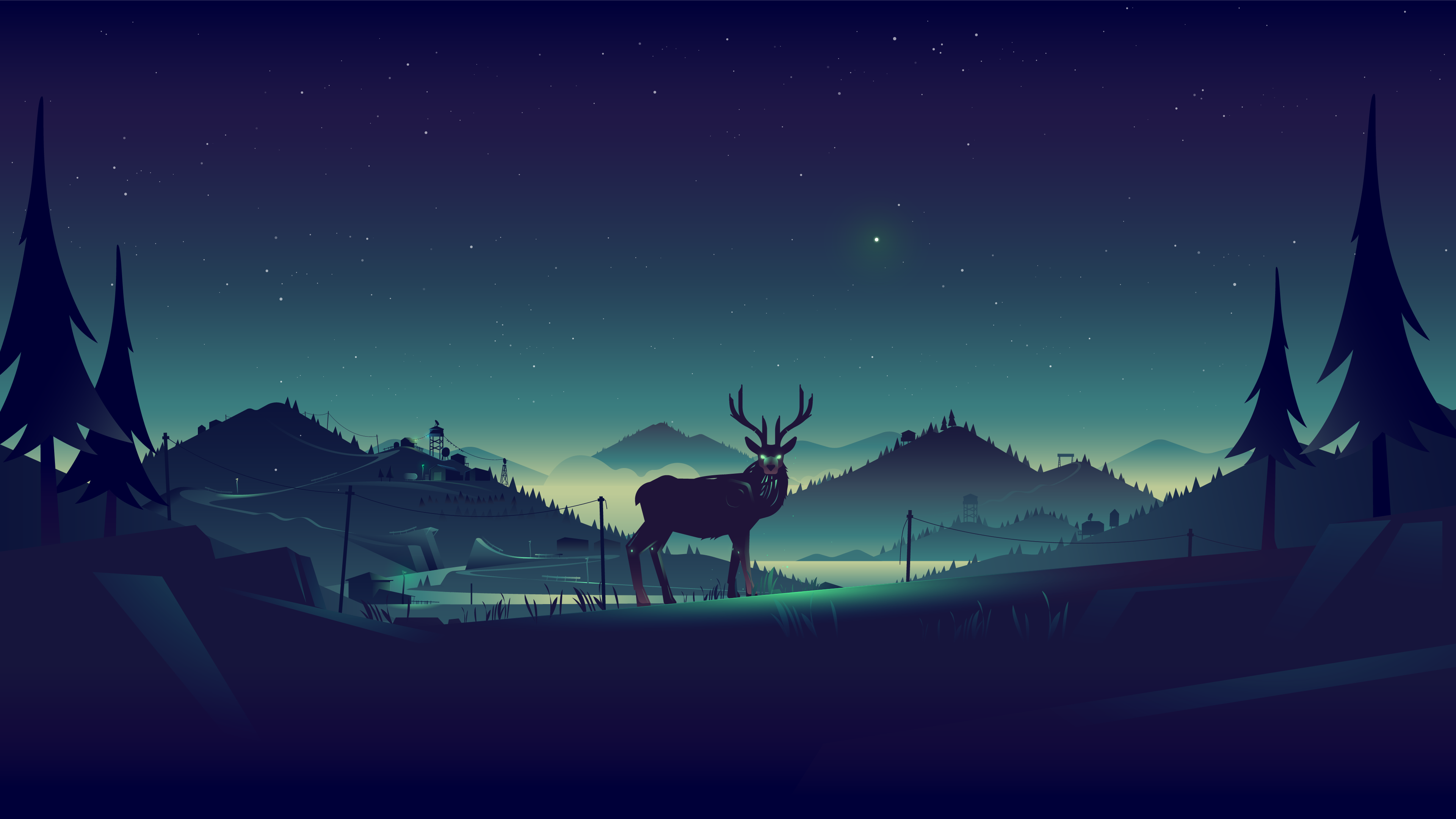 Metatraxx - Stag adobeillustrator animal cyberpunk design futuristic illustration landscape nature nft racing robot stag vector