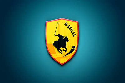 BAIGAL 3d animation branding emblem logo graphic design horse logo logo motion graphics polo logo ui vector designs