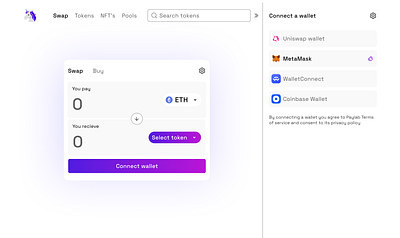 Swap token - Paylab 3d animation graphic design motion graphics ui