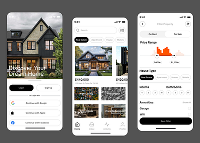 Practice Makes Perfect: Real Estate Application Redesigned inspiration redesign ui ux