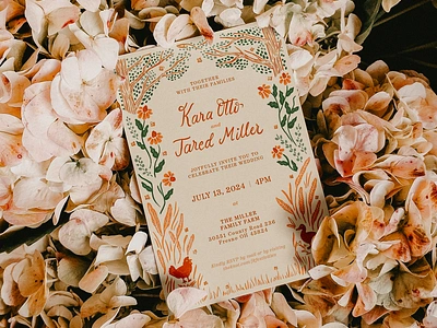 Wedding Invitations | Illustration & Design graphic design illustration lettering print print design stationery typography