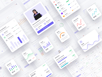 Dashboard Widgets by Anand Patel on Dribbble