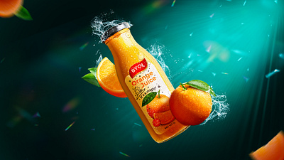 Fresh orange juice branding ad design advertistment brand design branding design graphic design orange juice photo manipulation photoshop