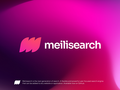 Meilisearch Logo Concept branding letter m lettermark logo m logo mark