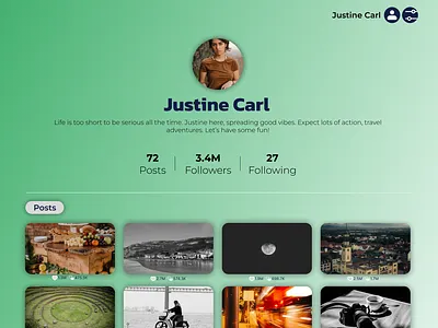 User Profile DailyUI branding dailyui design graphic design illustration new ui