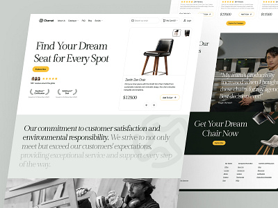 Chamat Furniture E-Commerce Store ecommerce furniture website website wordpress