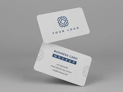 Business Card Mockup for Modern Brand Presentation abstract abstract style business card card display gray identity minimal mock mock up mockup presentation showcase white